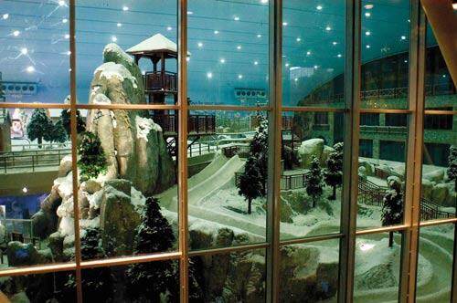 世界上最大的室內滑雪場
